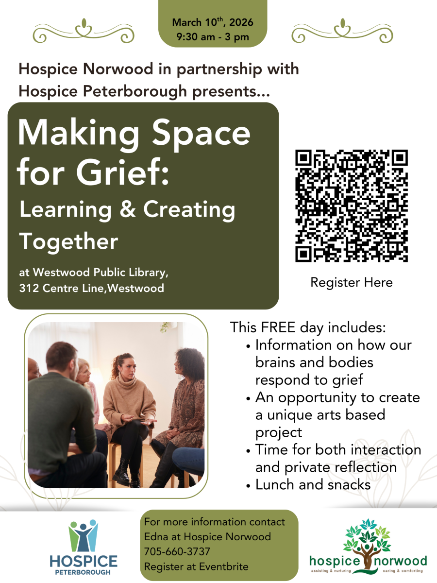 making space for grief poster